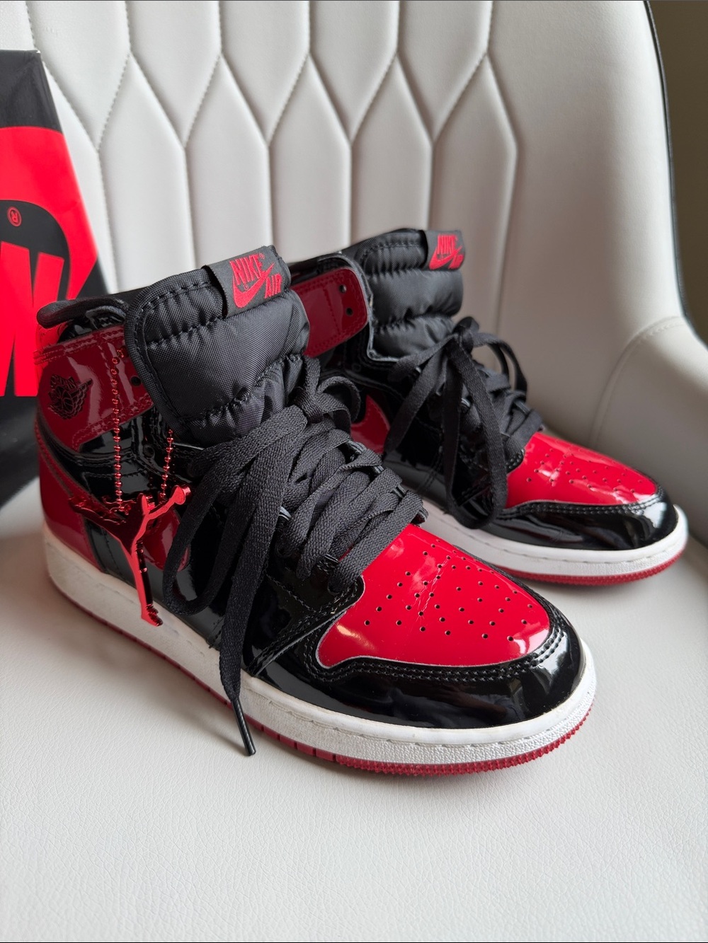 Air Jordan 1 Retro High OG Patent Bred